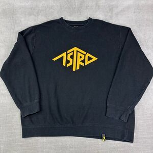 Astro Gaming Sweatshirt Adult XL‎ Black Yellow Diamond Logo Retro Crewneck Audio
